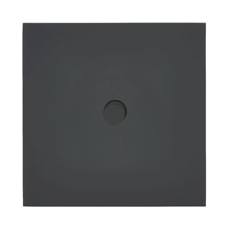Art d'Arnould univers Epure poussoir à bouton rond 2A noir mat (67810)