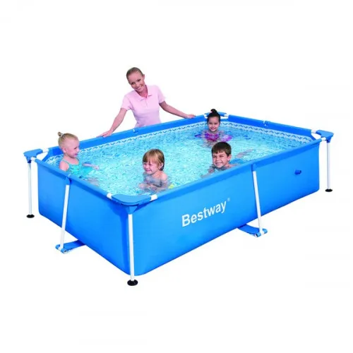 Bestway Piscine rectangulaire "Steel Frame" 239 x 150 x 58 cm