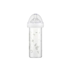 Biberon verre 240 ml 0m+ Gypsophile vert