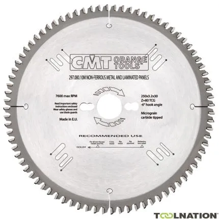 CMT 297.120.20P Scie circulaire pour métaux non ferreux/Trespa/Alu 500 x 32 x 120D