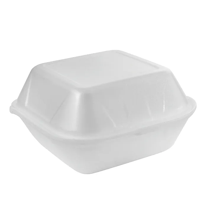 Coquille plastique PSE blanche double 13,5 x 12,5 x 7 cm - 50 unités F 