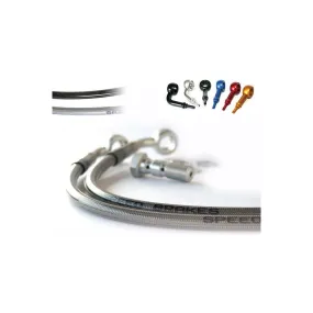 Durites de frein avant TECNIUM - Couleurs de durite et de raccords au choix - 1000 GSX-R 2009-2010