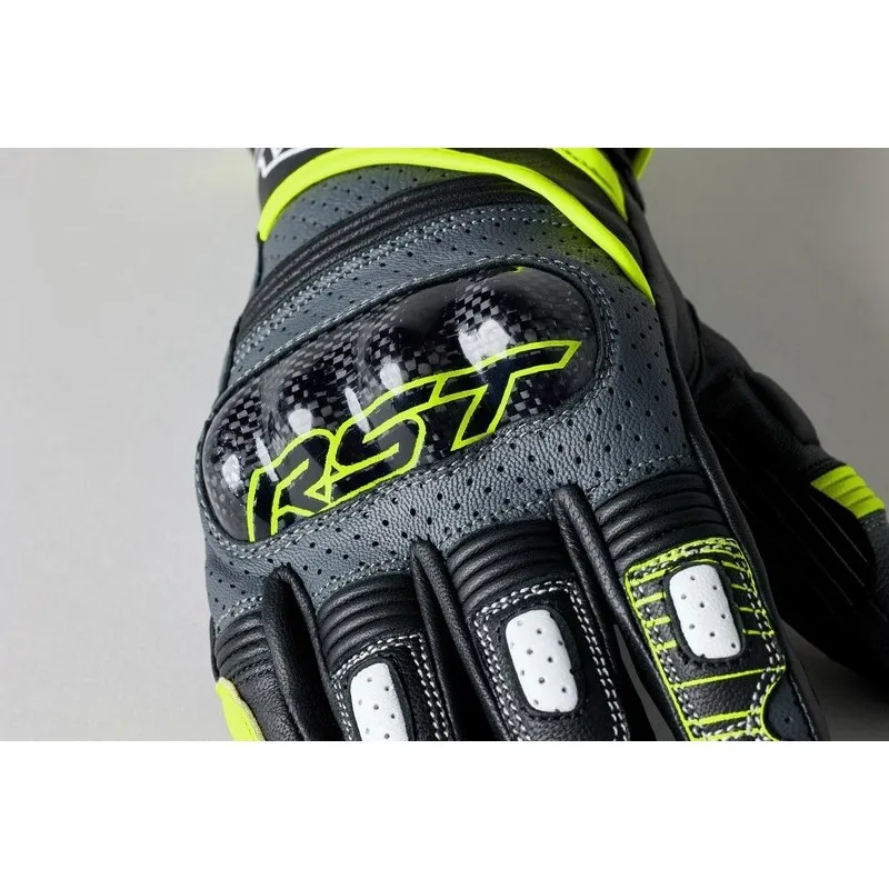 Gants RST Flucrum homme CE - Neon yellow - piecemotoquad