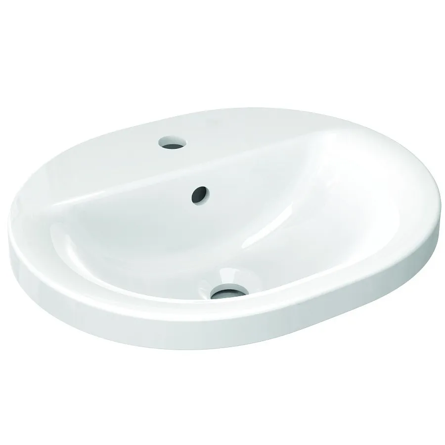 Ideal Standard Connect lavabo à encastrer ovale 480 x 175 x 400 mm, blanc (E503801)