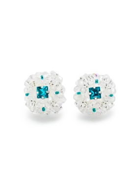 KISSES X  Boucles d'oreille en perles - Transparent