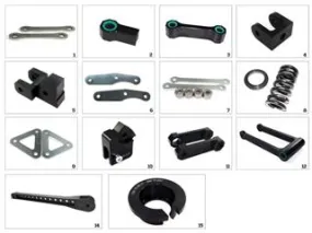 Kit de rehausse de selle TECNIUM construction 9 Yamaha WR125R/X