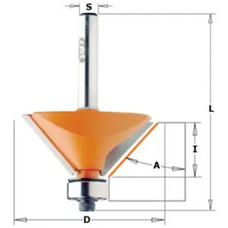 Mèche à chanfrein - CMT93613011 - 15° - Ø 19 x l 11,5 x L 54,9 mm - Q8