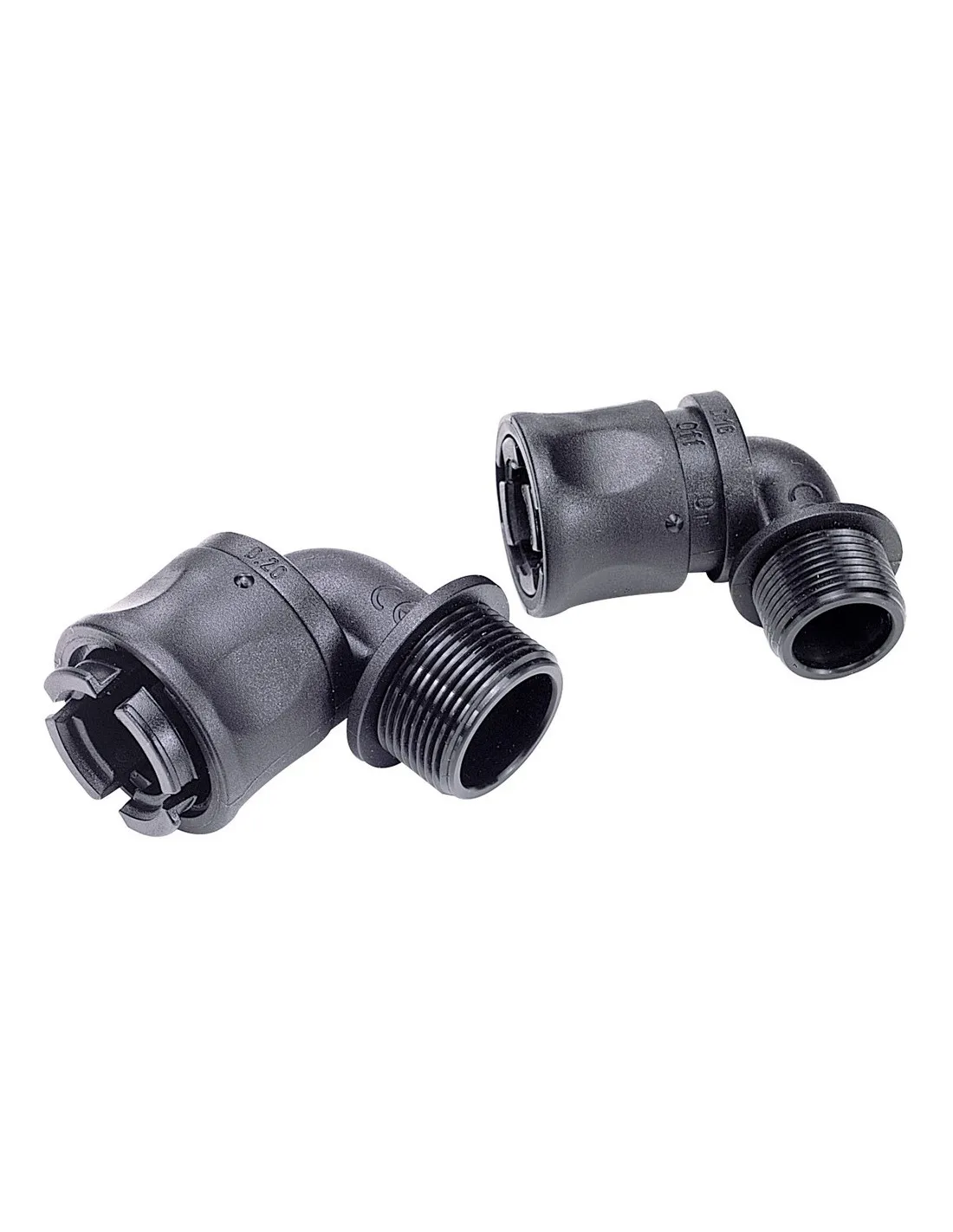 RACCORD COUDÉ 90° POUR CONDUIT FLEXIBLE RTA POLYAMIDE Ø19,5 PG 16 LEGRAND 666588