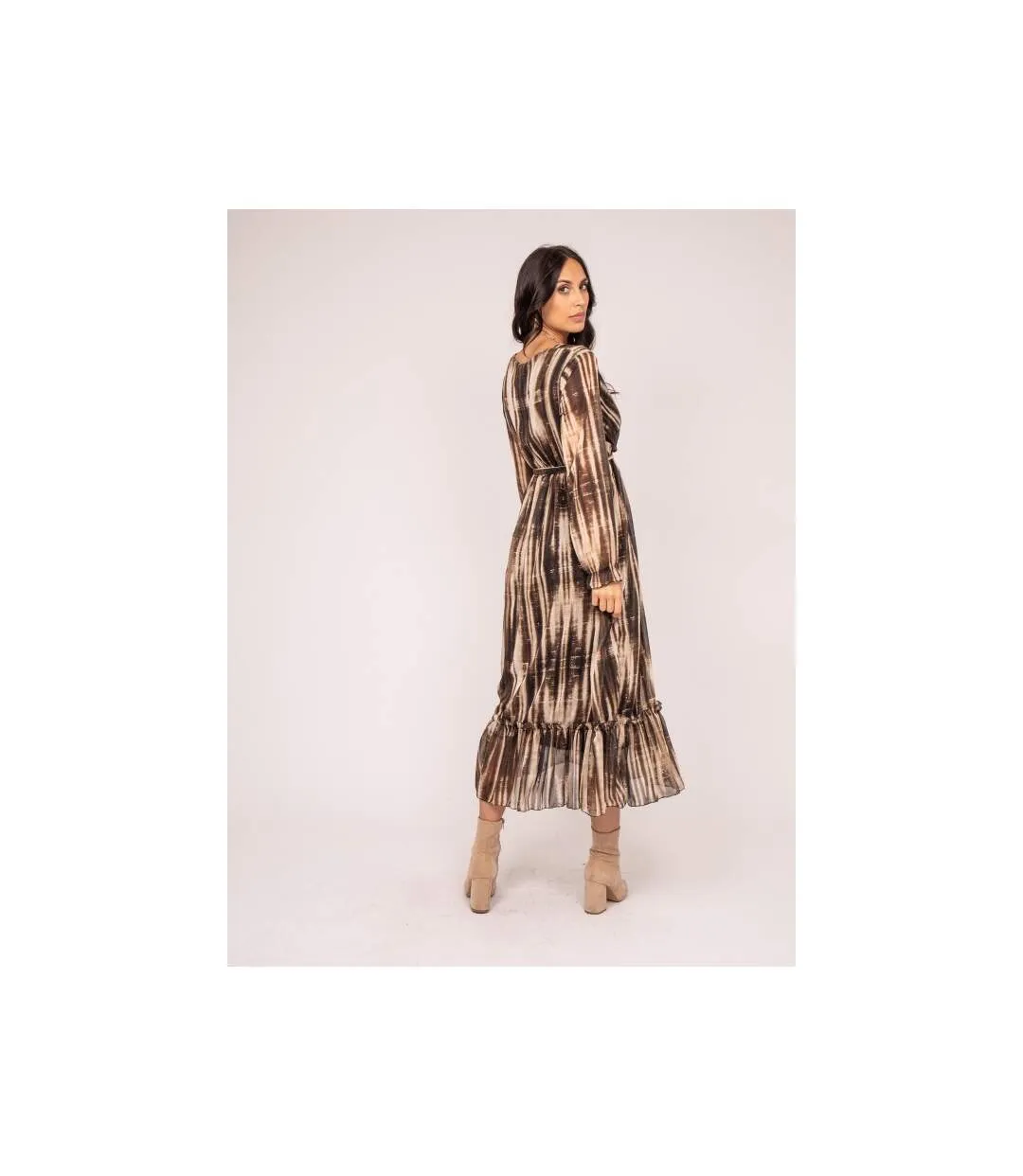 Robe longue motifs IZAN - Dona X Lisa