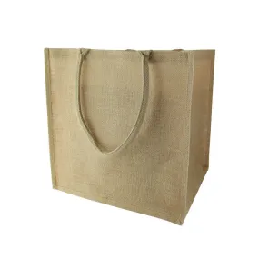 Sac cabas en jute brun 38 x 33 x 38 cm - 20 unités FirstPack 