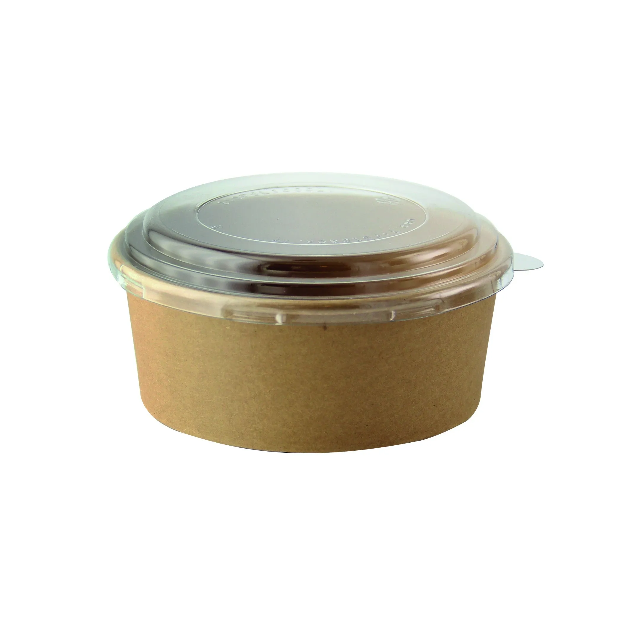 Saladier rond en carton kraft "Buckaty" 480 ml Diam: 15 cm 15 x 13,2 x 