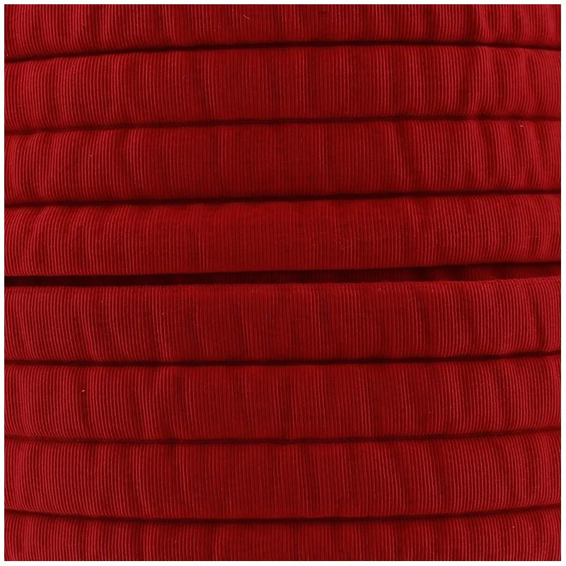 Sangle matelassée 35 mm rouge x 50cm