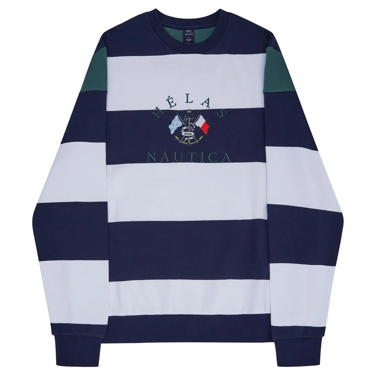 Sweat Helas Nautica X Helas Crewneck Navy White