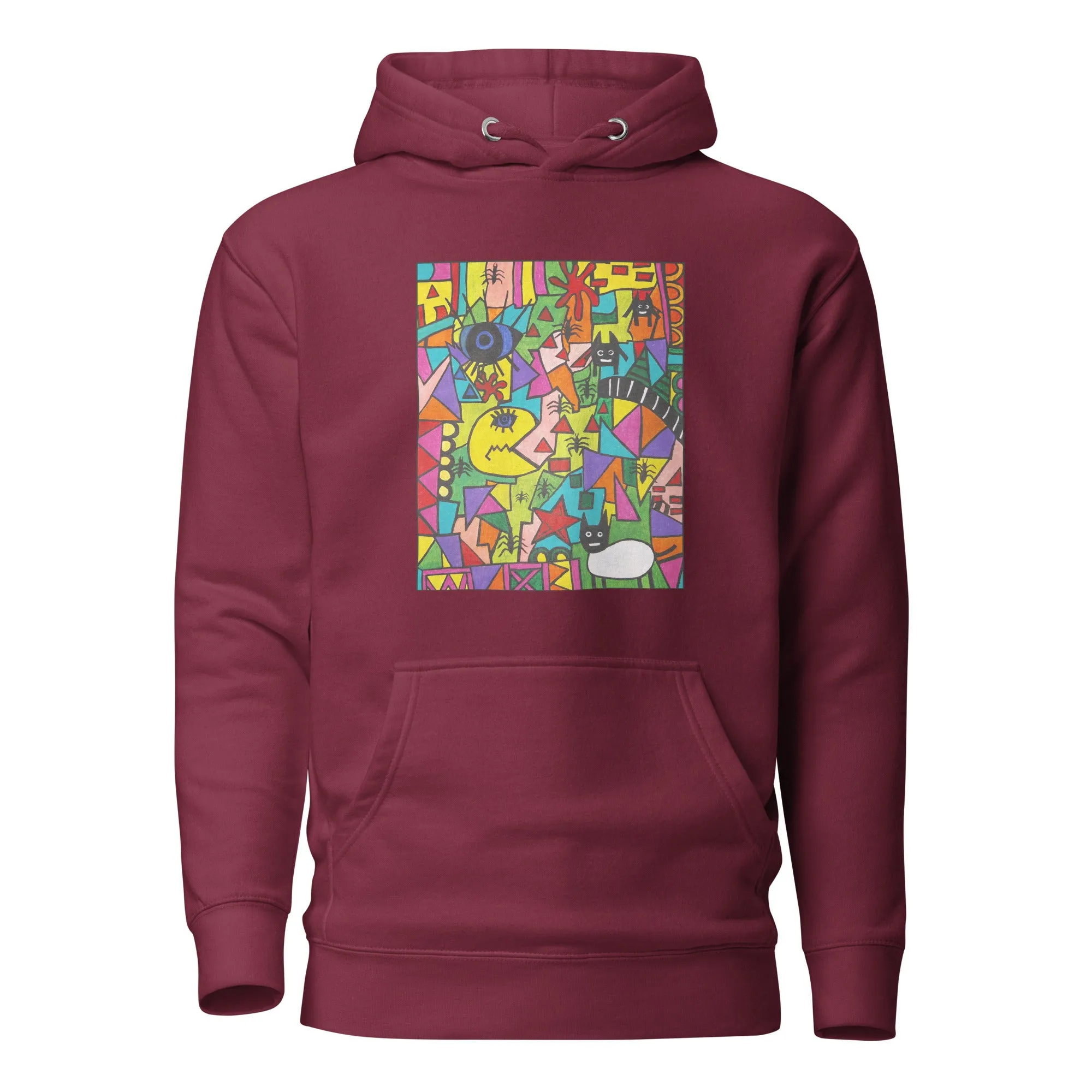 Sweat à capuche - Unisexe - SOUTENEZ UNE CHARITÉ - Art d'Afrique du Sud SA02 (Sweat à capuche en plusieurs couleurs)