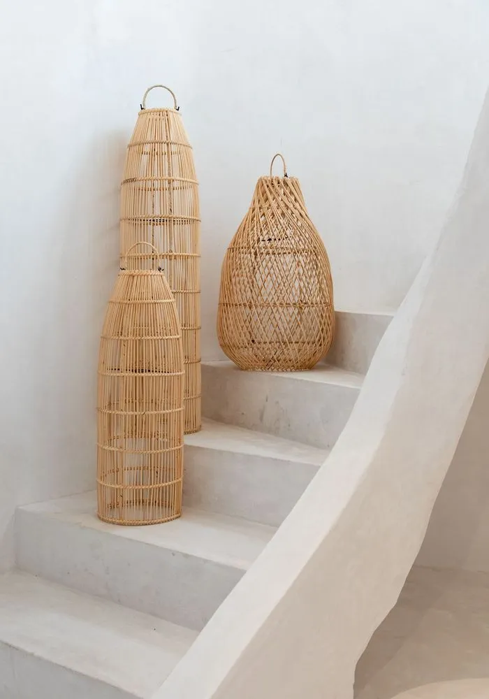 The fish trap pendant - natural - m
