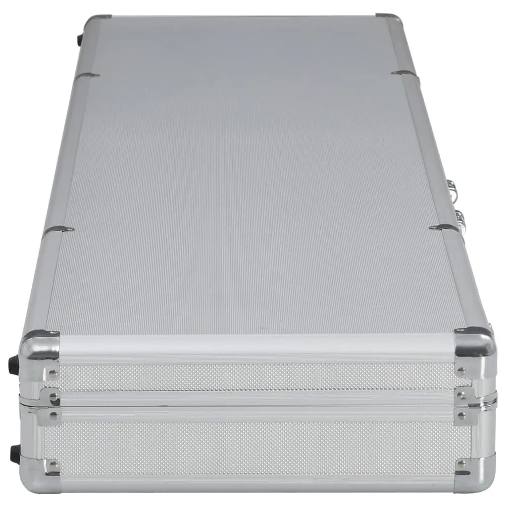 vidaXL Mallette pour arme à feu Argenté 134 x 35 x 12 cm Aluminium 